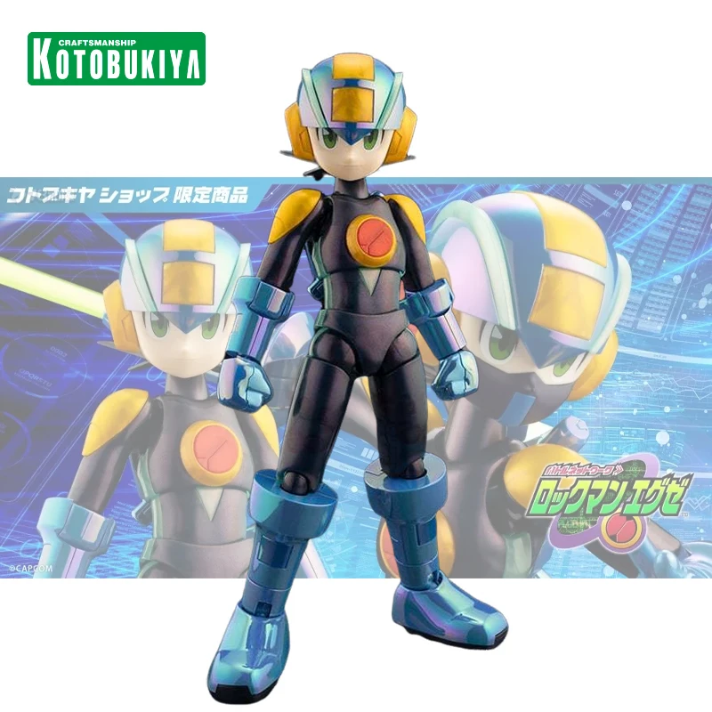 Genuine Original Kotobukiya ROCKMAN EXE Advanced Accumulation Shot Ver Anime Figure Collectible Model Statuette Ornament Gifts