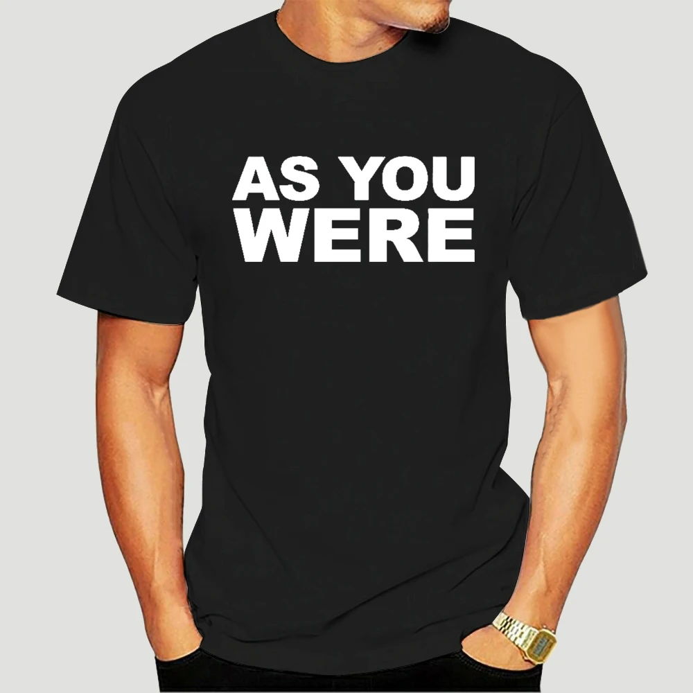 As You Were Tshirt Unisex & Kids -  Liam Gallagher men t shirt women tops tees 100% cotton Short Sleeve tshirts 5790X