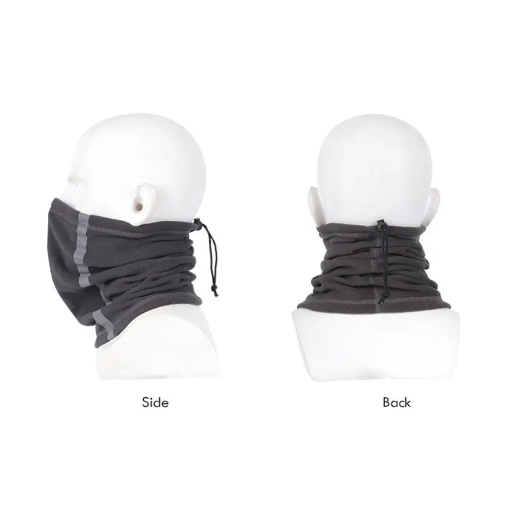 Windproof Skiing Neck Cover Fleece Warm Warm Fleece Neck Scarves Half Face Mask Reflective Windproof Scarf Winter