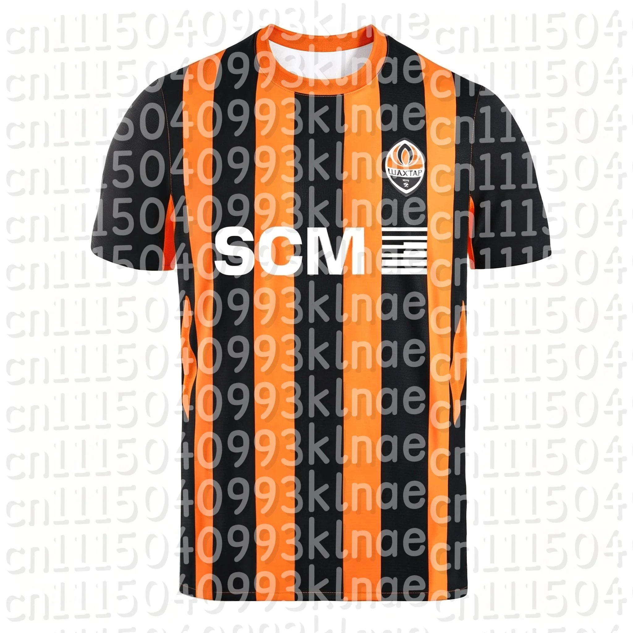 2026-27 New Shakhtar Donetsk Style Family Matching Outfits Soccer Jersey Summer Casual Short Sleeve Football T-Shirt Kid Clothes