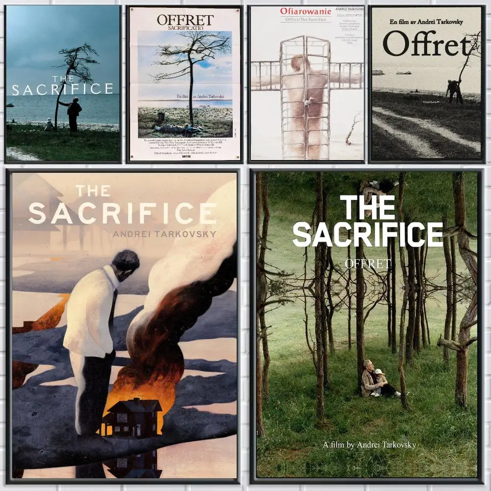 classic movie S-Sacrifice-E Poster Peel and Stick Wall Art for Cafe Office Bar and Home Decoration