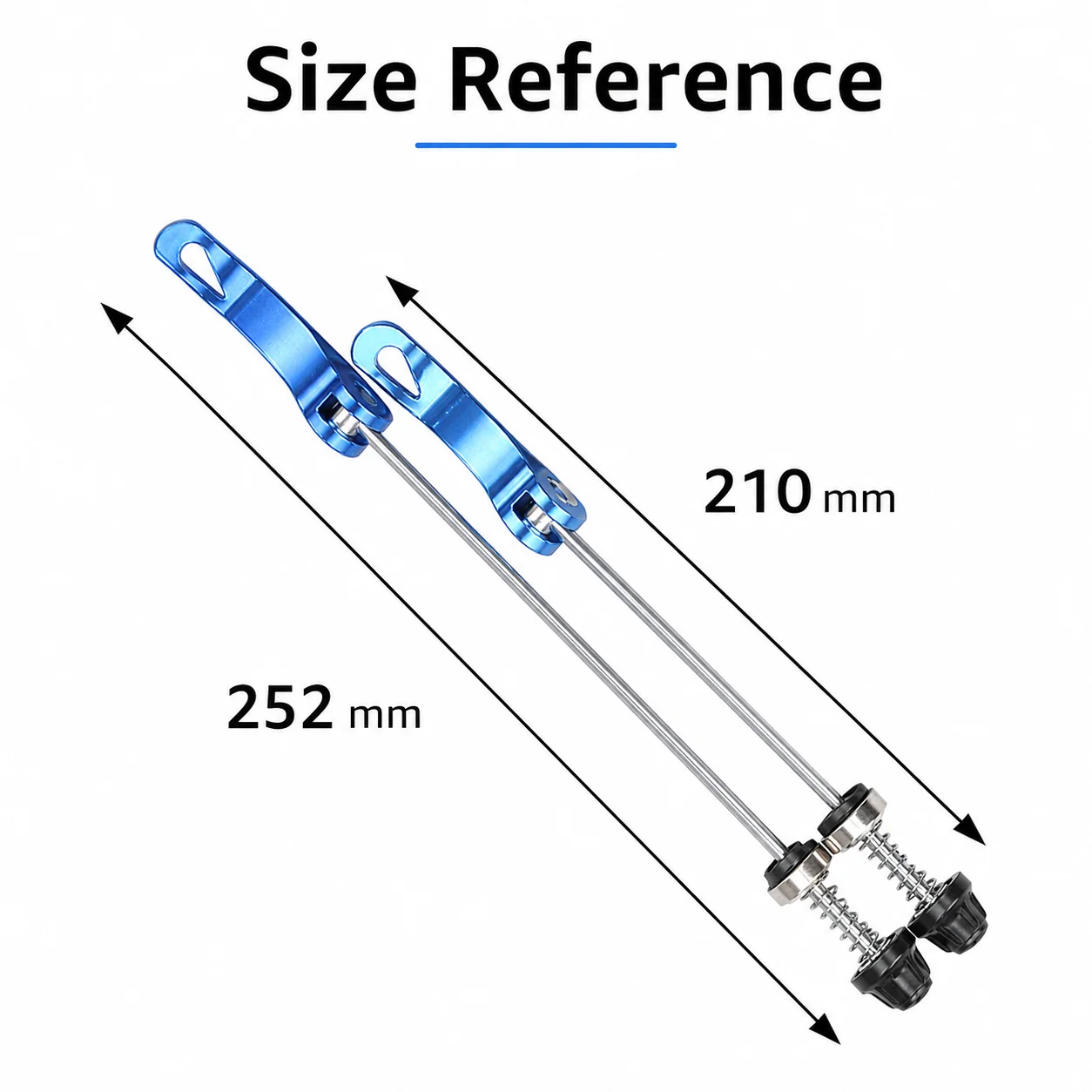 Mountain Bike Flower Drum Lengthened Quick Break Rod Single Axle Leather Quick Break Equipment Accessories