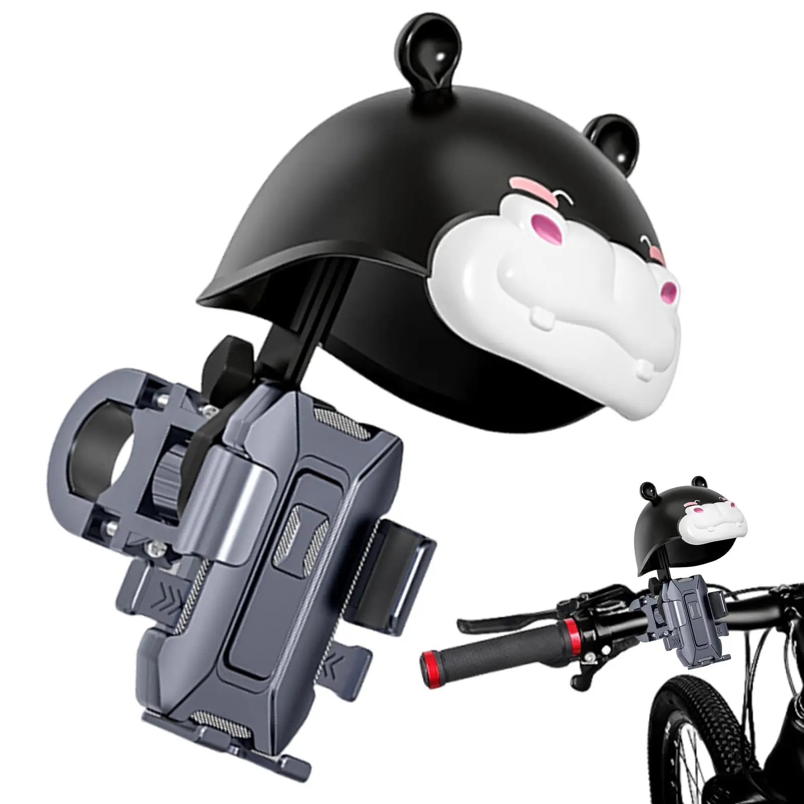 

Motorcycle Cell Phone Mount With Helmet Waterproof Rotating Cradle Rainproof Handlebar Motor Phone Mount For Bike Motorbike