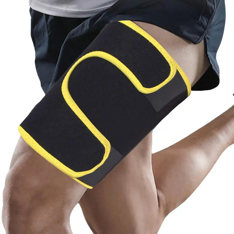 

Hamstring Brace Adjustable Thigh And Hamstring Wrap Soft And Breathable Pads Protective Padded Shorts For Volleyball Football