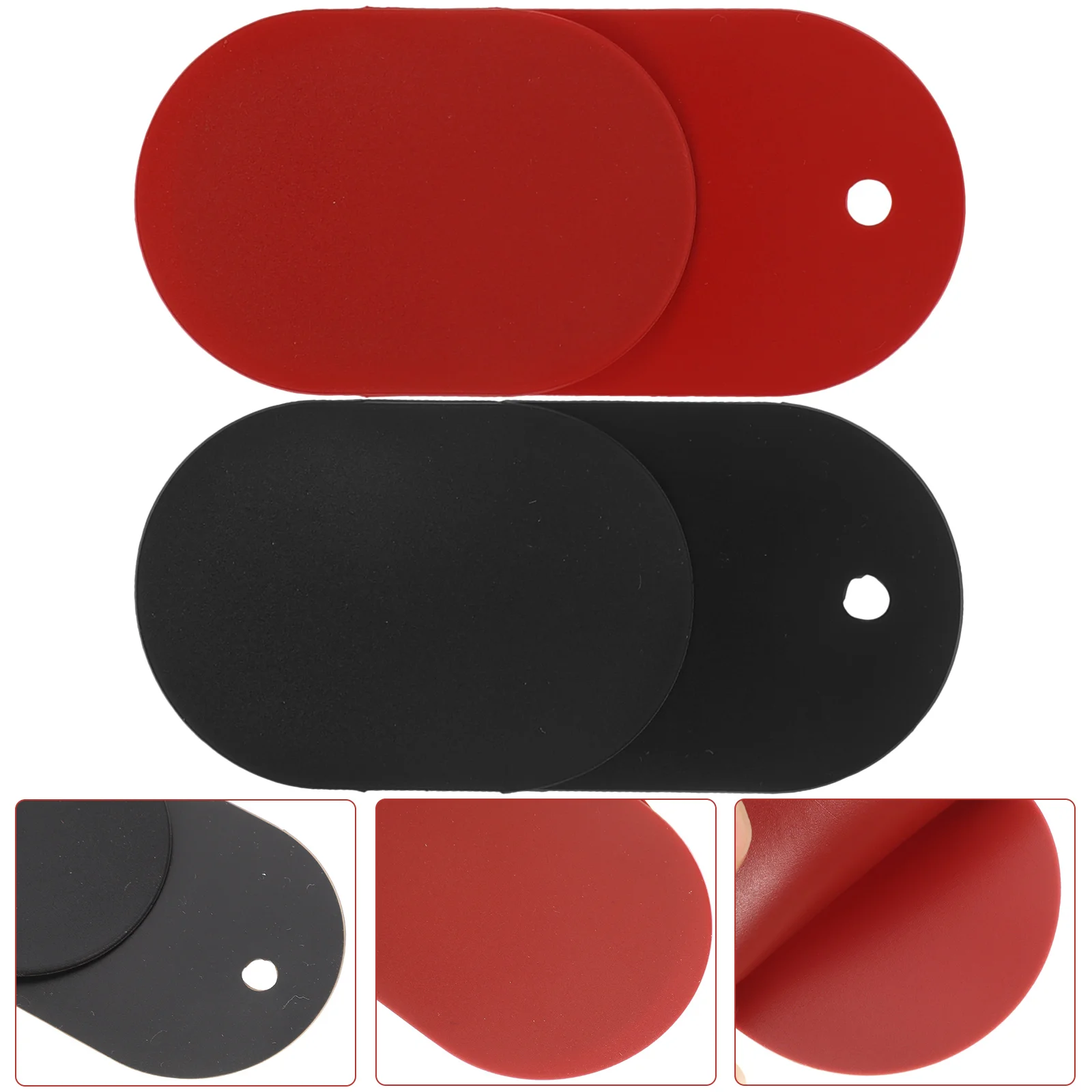 

2 Pcs Silicone Eye Mask Glasses Children's Amblyopia Shading Patch Patches for Kids