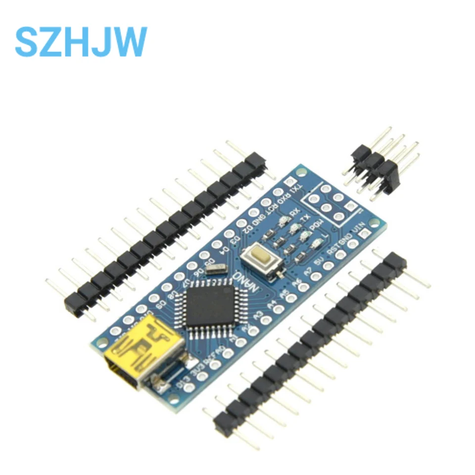 10pcs Nano 3.0 With Bootloader Compatible Controller Mini/Type-C/Micro USB CH340 USB Driver 16Mhz ATMEGA328P/PB For Arduino