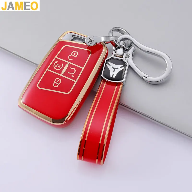 4 Button TPU Smart Key Case Cover for Volkswagen VW 2018 Atlas Tiguan Golf 7 Magotan Fob Remote Holder Shell Keychain