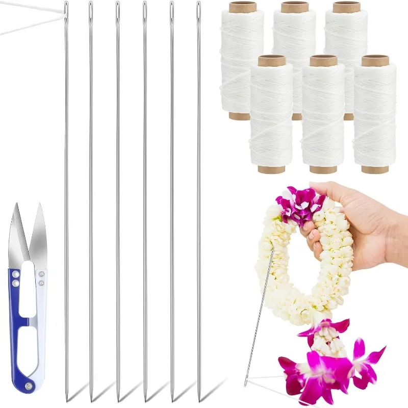 ensemble-d'aiguilles-lei-de-13-pieces-6-aiguilles-longues-en-acier-inoxydable-de-14-pouces-6-fils-et-1-ciseaux-outil-pratique-pour-les-projets-d'artisanat