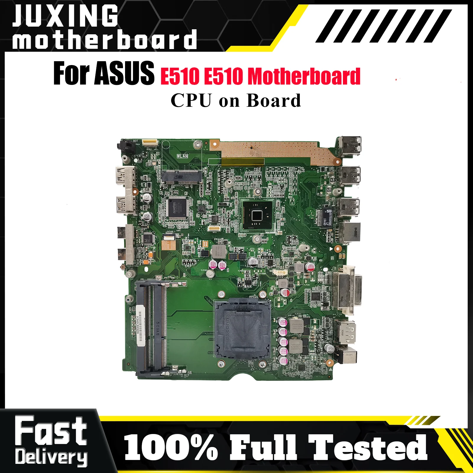 

Материнская плата для ноутбука E510 для ASUS EeeBook E510 E510, материнская плата для ноутбука с процессором, 100% тестирование, ОК, быстрая доставка, высокое качество