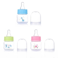 Newborn Bottle Baby PP-Nursing Bottle Liquid Juice Feeding Bottle Food Grade Infant Mini Size Wide Neck Formula Bottle
