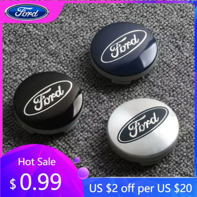 

2025 Hot Car Stickers 20pcs 54mm Car Styling Wheel Center Cap Hub Covers Badge Accessories For Ford Mondeo Focus 2 3 4 Mustang F