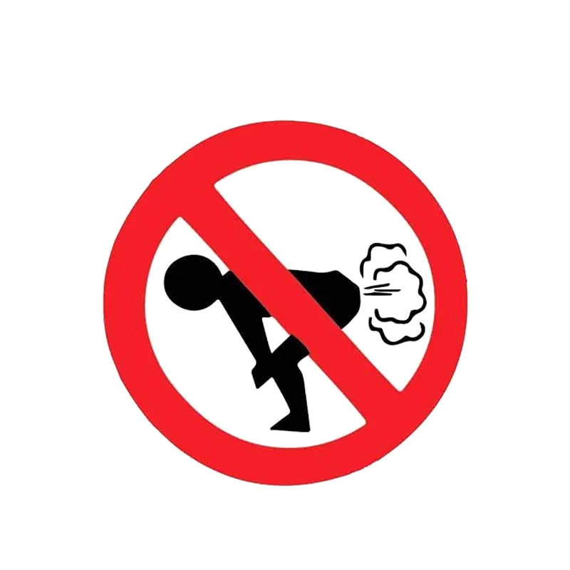 مثيرة للاهتمام لا يضرطن سيارة ملصق مضحك الحمار PET صائق تصفيف السيارة الديكورات السيارات