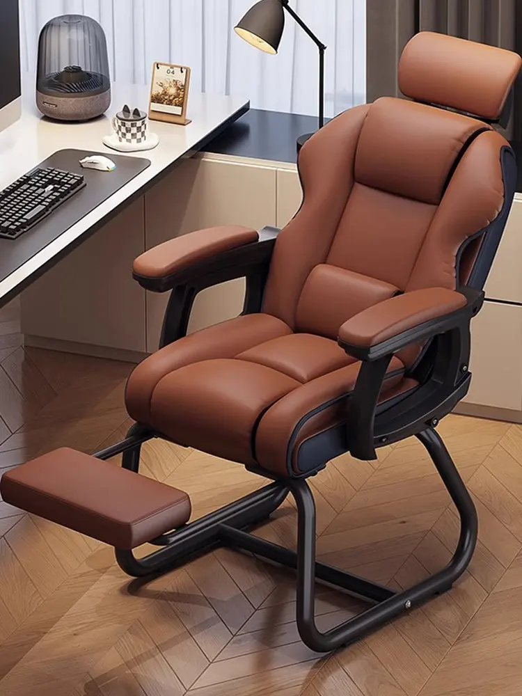 편안한 리클라이닝 게이밍 의자 이미지