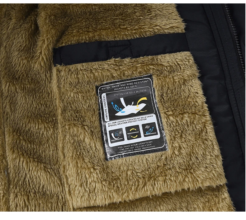 Men 2026 Winter New Windproof Fleece Warm Thick Jacket Parkas Coat Men Fashion Hooded Fur Collar Jacket Classic Casual Parka Men