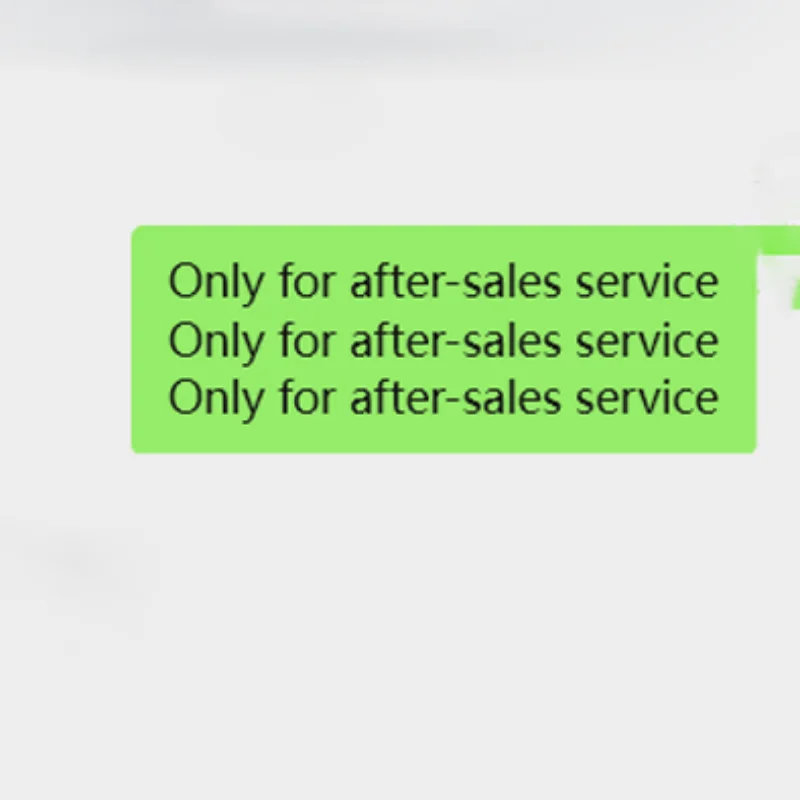 

After Sales Service Card Resending Service for New Tracking Number
