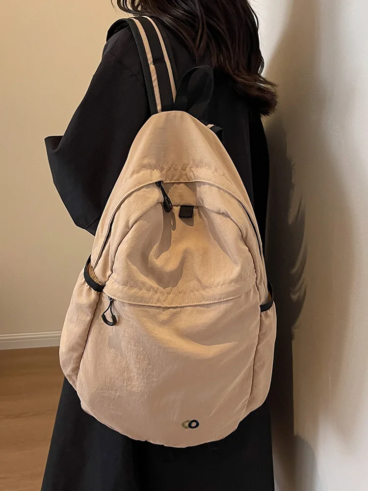 Casual Versatile Large Capaci Bapa 2026 New Sle Women\'s College Student Bookbag Quali Outdoor Travel Bapa