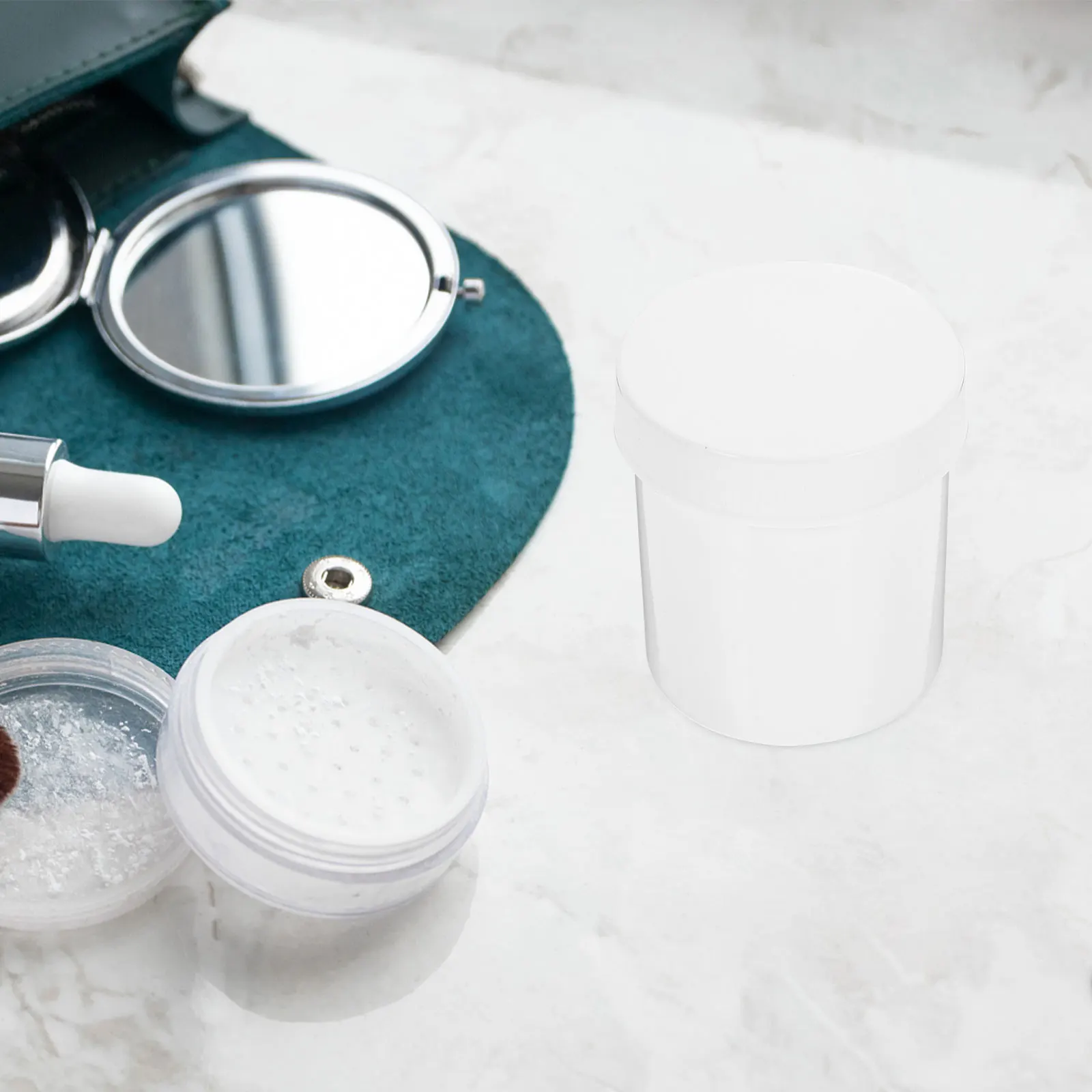 

10 Pcs Pill Bottle Storage Box 100ml Round Daily Dose Container Travel Refillable Sealing Medicine Bottles Wide Mouth Design
