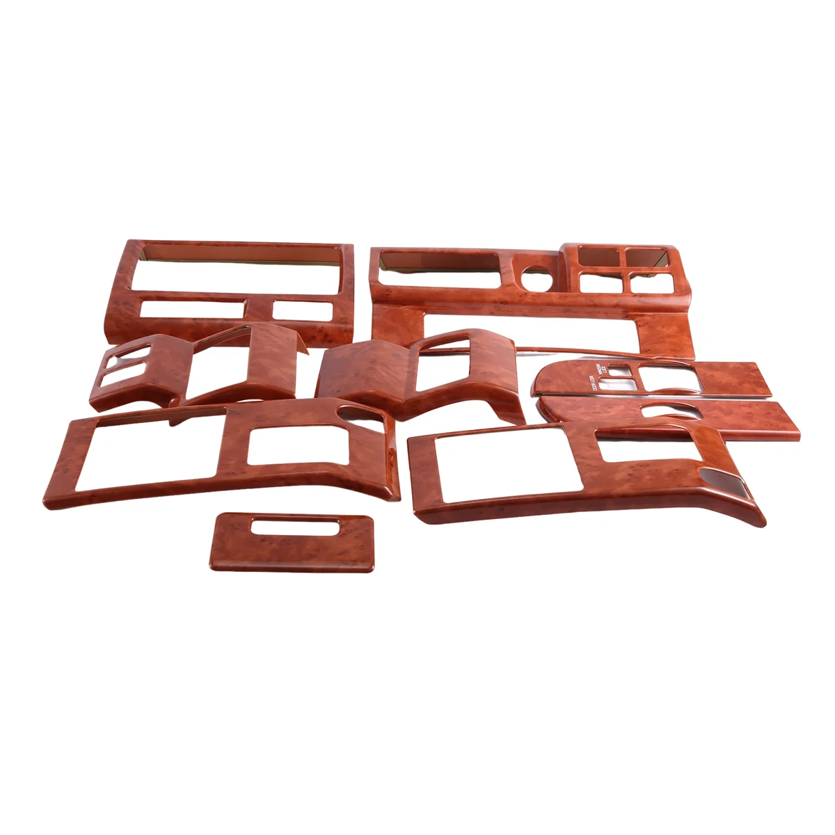 9Pcs Car Interior Trim Protective Decoration Panal Cover for Toyota Land Cruiser 70 LC76/75 LC79/78