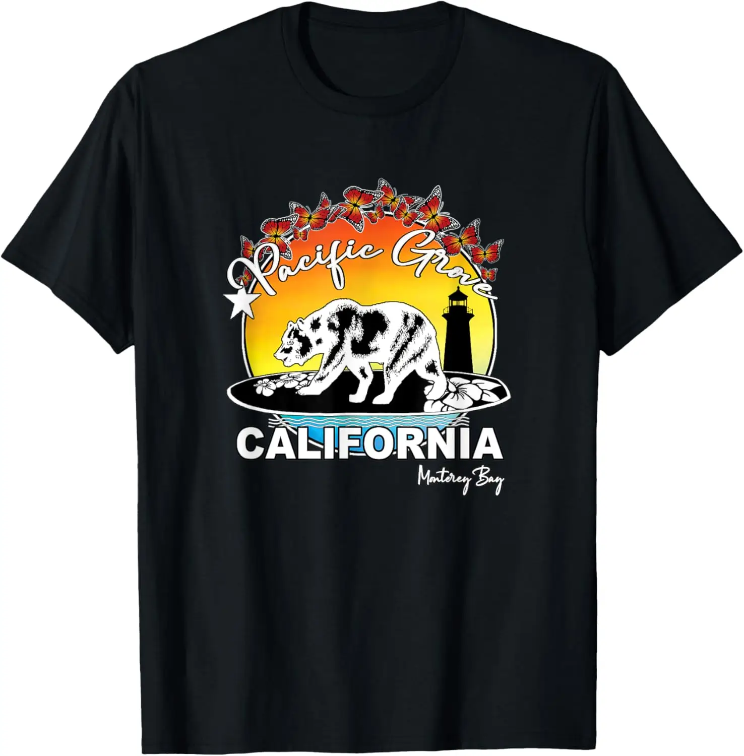 Pacific Grove California Monterey-Bay Souvenir T-Shirt