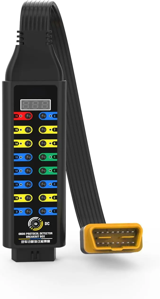 Strumento diagnostico automobilistico DC8V-30V a 16 pin con scatola di sblocco del rilevatore di protocollo OBDII