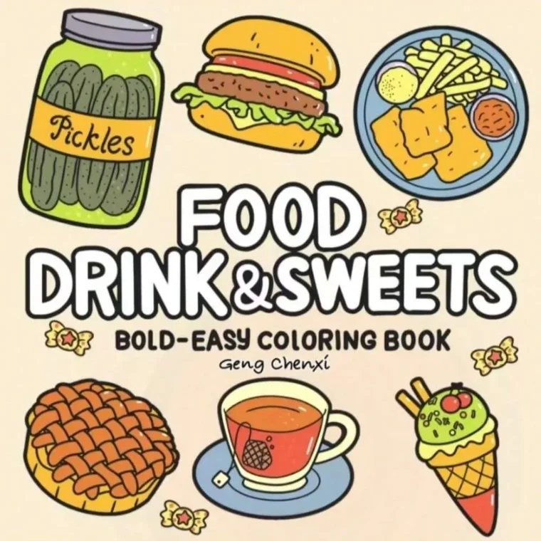 

Cute coloring books relieve anxiety, coloring books relieve stress, Children's Day teenagers' drawing and cartoon coloring books