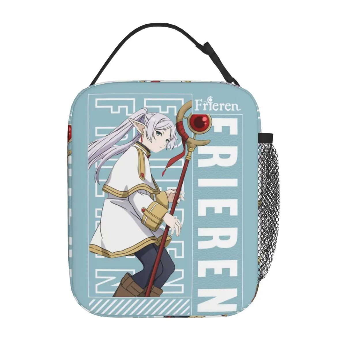 

Frieren Anime Sousou No Frieren Insulated Lunch Bag Cooler Bag Meal Container Large Tote Lunch Box Food Storage Bags