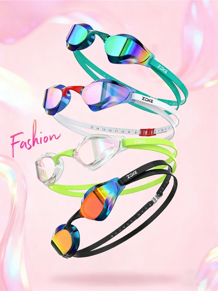 occhialini-da-nuoto-zoke-speed-unisex-con-rivestimento-antiappannamento-alta-definizione-impermeabili-senza-anello-in-gomma-per-uomini-e-donne-per-competizioni
