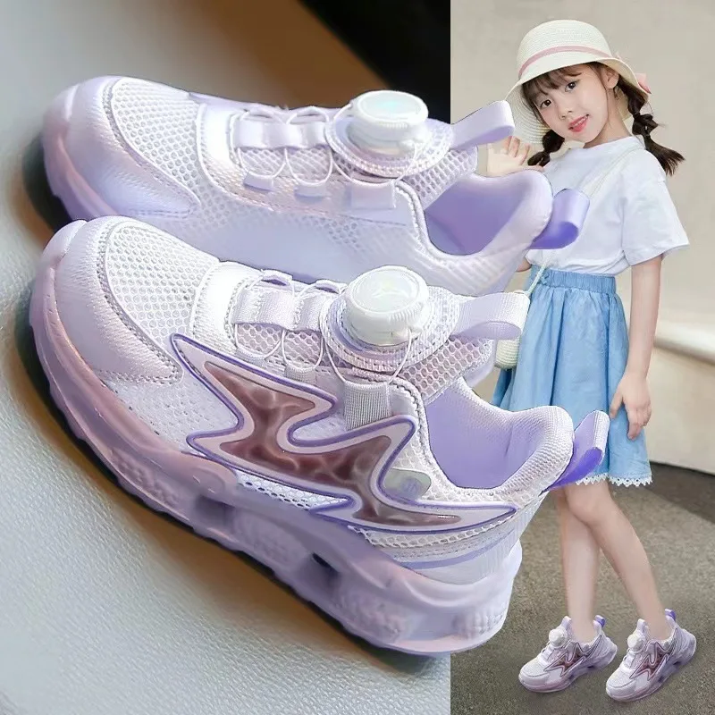 

Girls' Shoes Summer New Breathable Children's Boys Non-slip Comfortable Sports Shoes Medium and Large Children's Casual Shoes