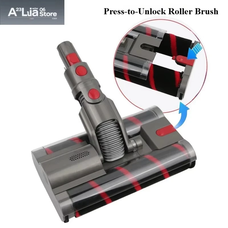 Applicable to Dyson Omni-Glide Vacuum Cleaner Double Roller Brush Suction Head Micro Universal Brush SV19/21 Accessories