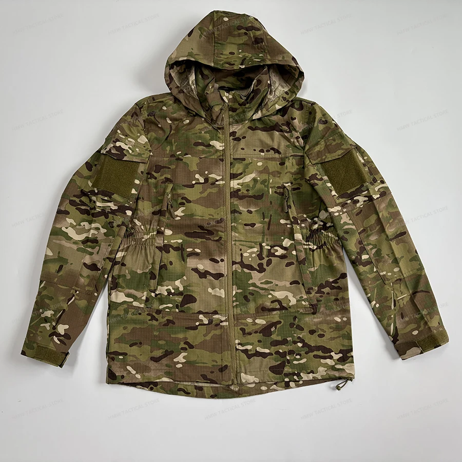 

Тактическая многофункциональная куртка для охоты на открытом воздухе, устойчивая к царапинам и износостойкая камуфляжная куртка с капюшоном в качестве тренировочной формы