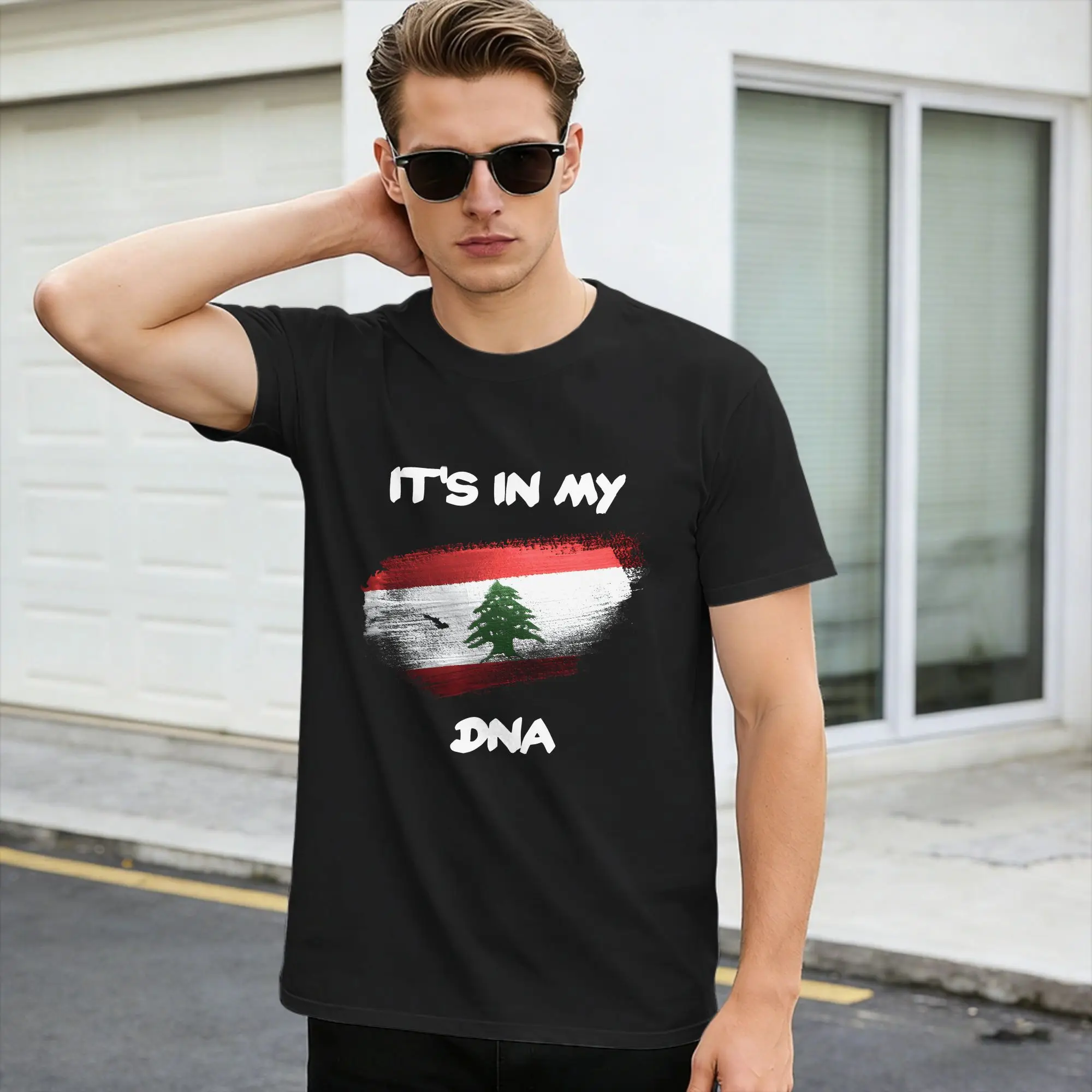 Lebanon T-Shirt Beach  Streetwear T Shirts 100 Cotton Harajuku Tshirt For Man Casual Tees,