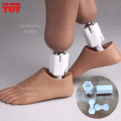1/6 Scale Heightened Foot Connector Body Accessory Model PVC Material For 12'' Male / Female Soldier Action Figure Body Dolls