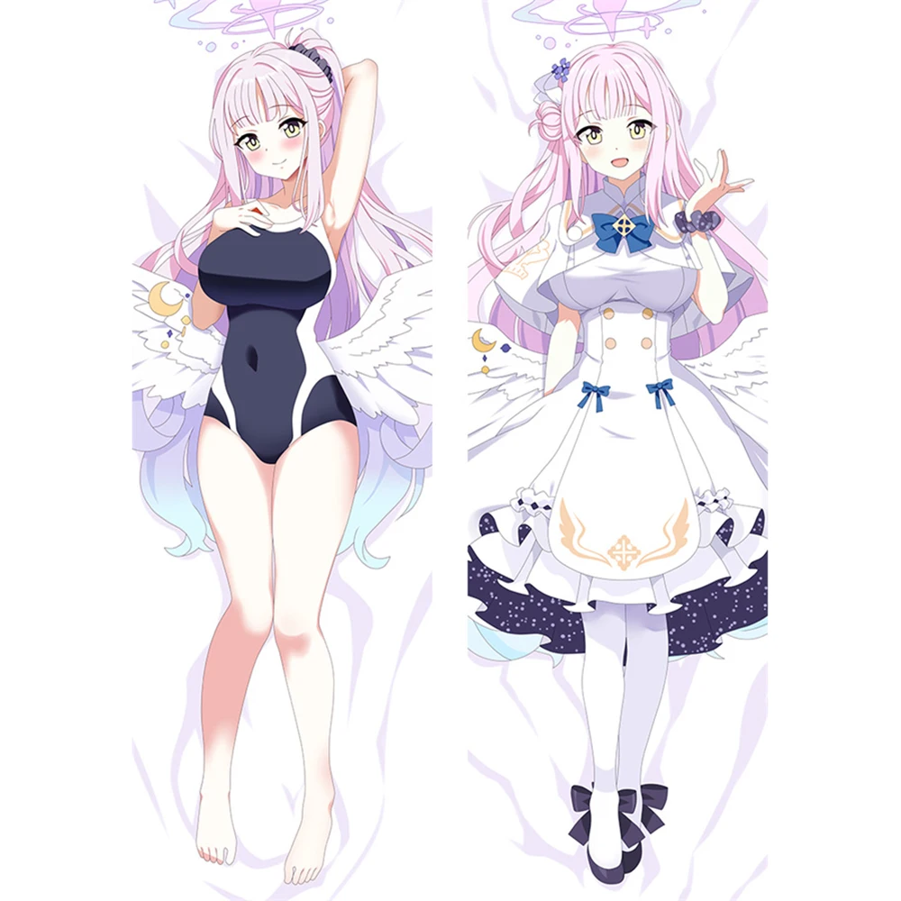 

Anime Decor Pillow Case Blue Archive Misono Mika Dakimakura Waifu Pillowcase 2-Side Print Hugging Body Cushion Cover Gift