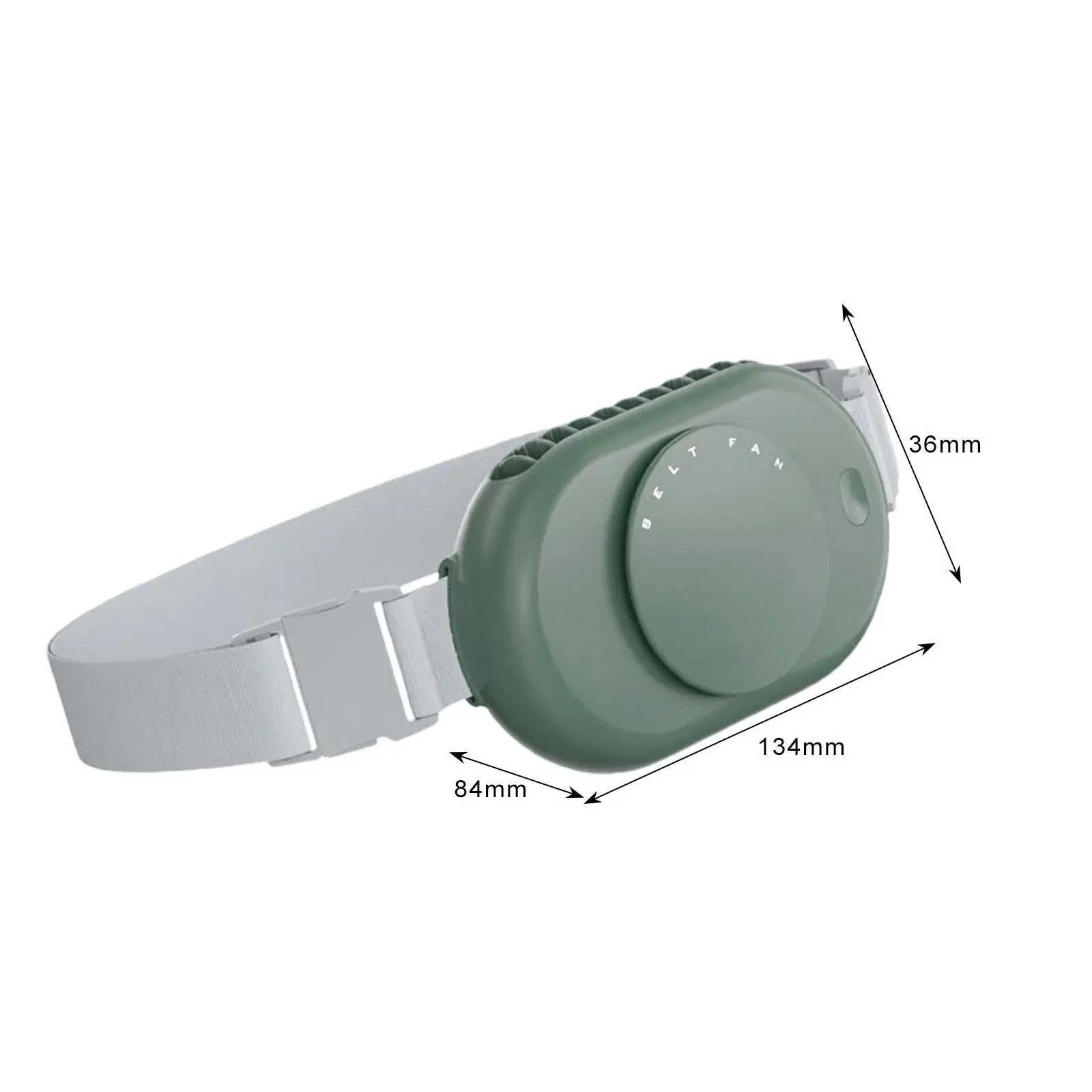 Kipas pinggang portabel, kipas pendingin cepat mudah dibawa untuk olahraga isi ulang untuk pekerjaan luar ruangan, berkebun, berkemah, olahraga,