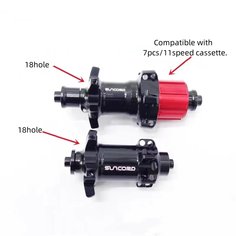 Suncord Ceramic bearing 7speed hub is compatible with Cline Pline Tline for brompton7-speed hub 18 hole