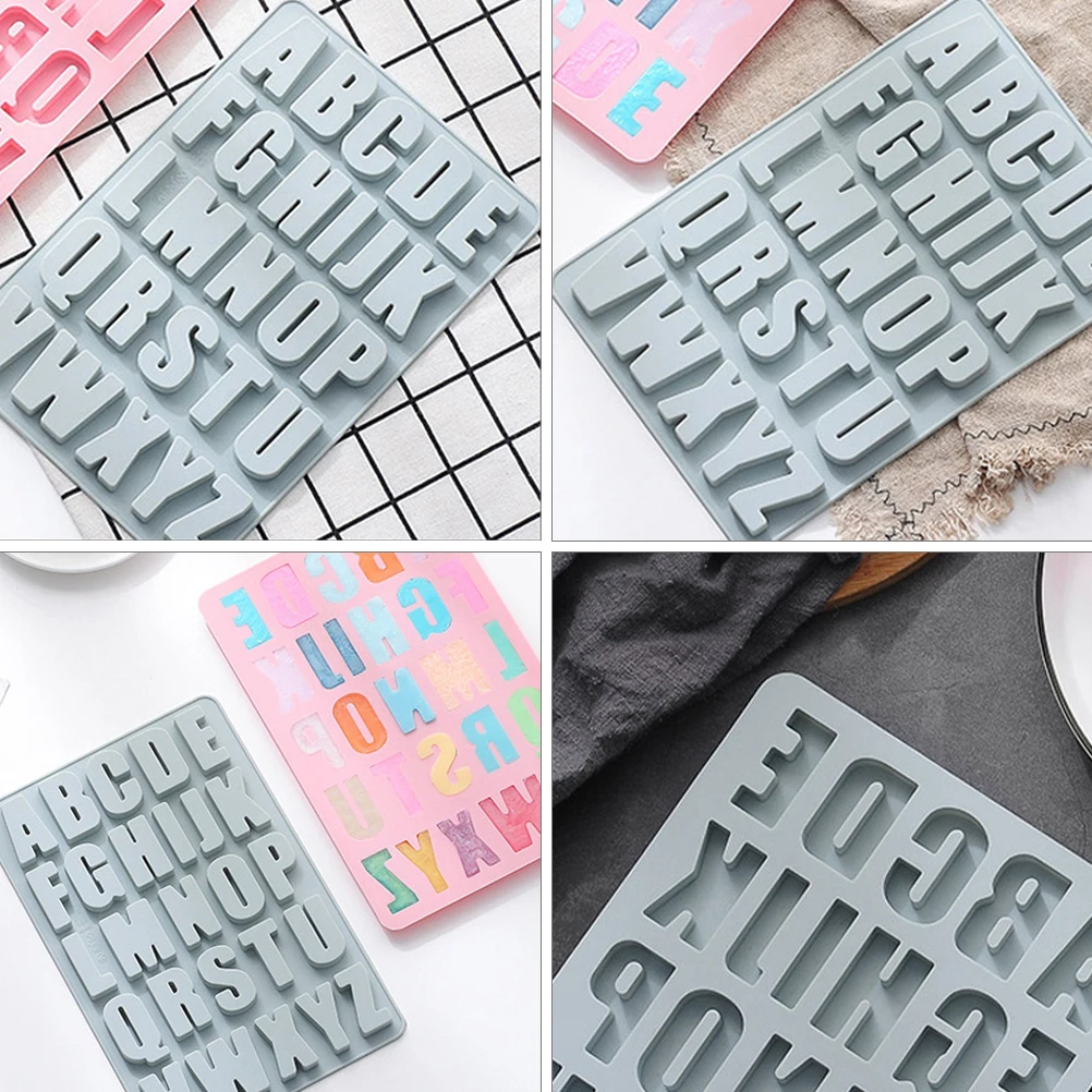 

26 Holes Alphabet Chocolate Mold Non Stick Silicone Baking Tools DIY Cake Ice Shape Maker Kitchen Bar Supplies