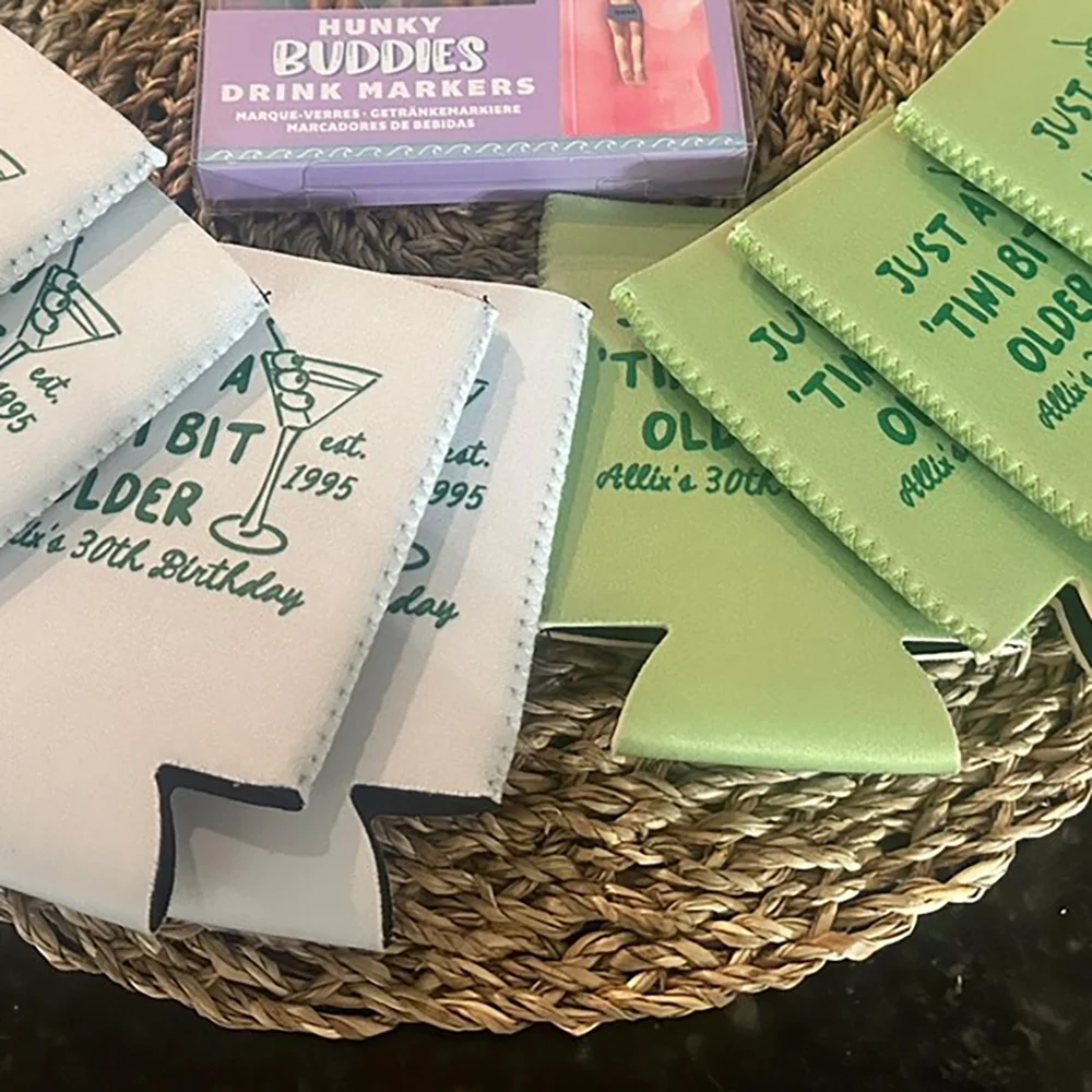 مخصص 4 قطعة فقط بت صغير قديم يمكن المبردات مارتينيس حفلة عيد ميلاد الجدول اكسسوارات المشروبات مقبلات 21st 30th هدية عيد ميلاد #3