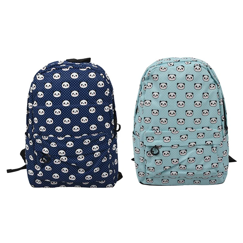 

Fashion Water Resistant Nylon Women Backpack Panda Printing Female School Bags Rucksack Girls Daily College Laptop Bagpack