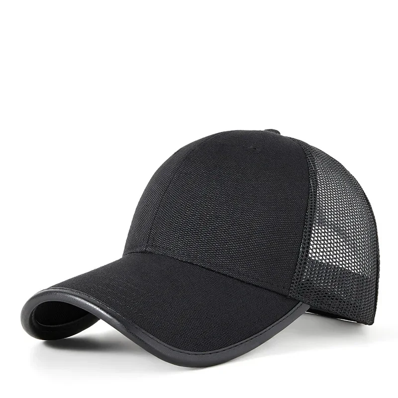 Bulk Custom Breathable Caps Sweat-Wicking Cooling UV-Resistant Baseball Net Caps for Outdoor Sports Running Sun Protection