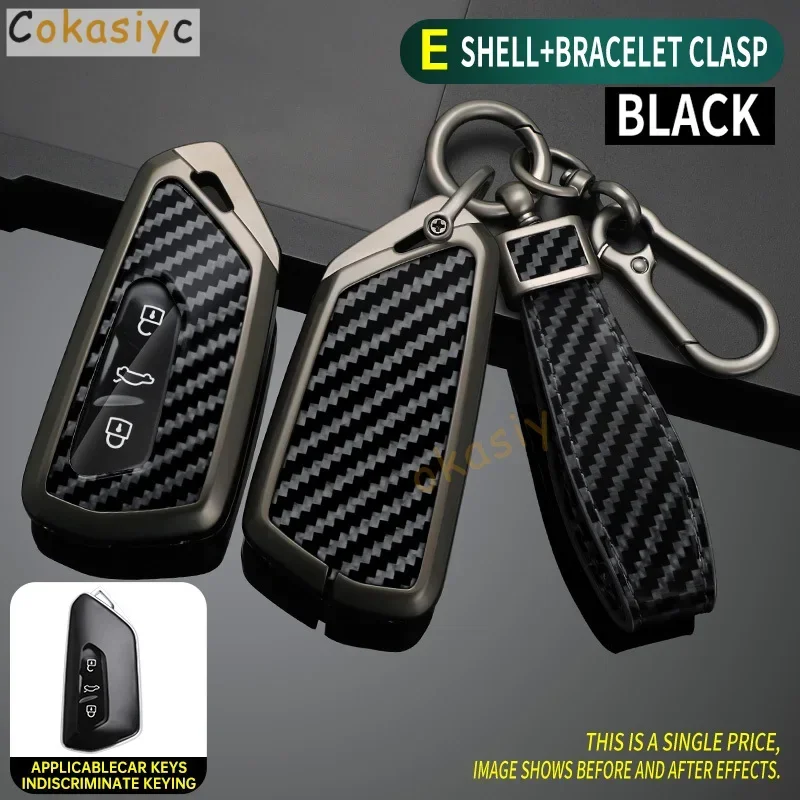 ل VW Volkswagen Golf 8 MK8 ID.3 ID.4 كوبرا سكودا اوكتافيا A8 سيات ليون MK4 سبيكة سيارة مفتاح بعيد غطاء حماية شل حقيبة #5