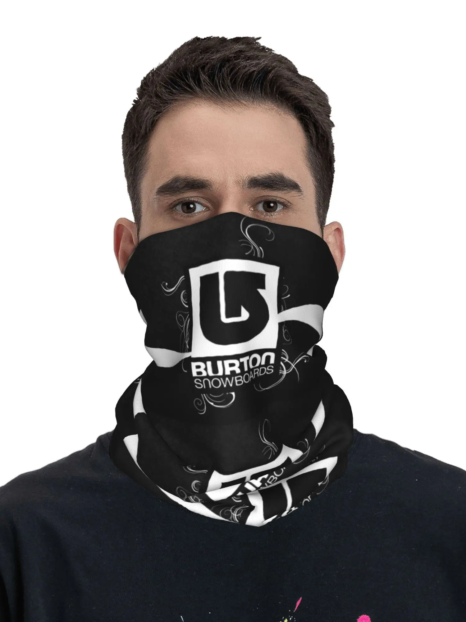 AliExpress GIOIO Burton Snowboard Sportive Bandana Neck Gaiter Printed Mask Scarf Multifunction Headwear Cycling Unisex Adult All Season