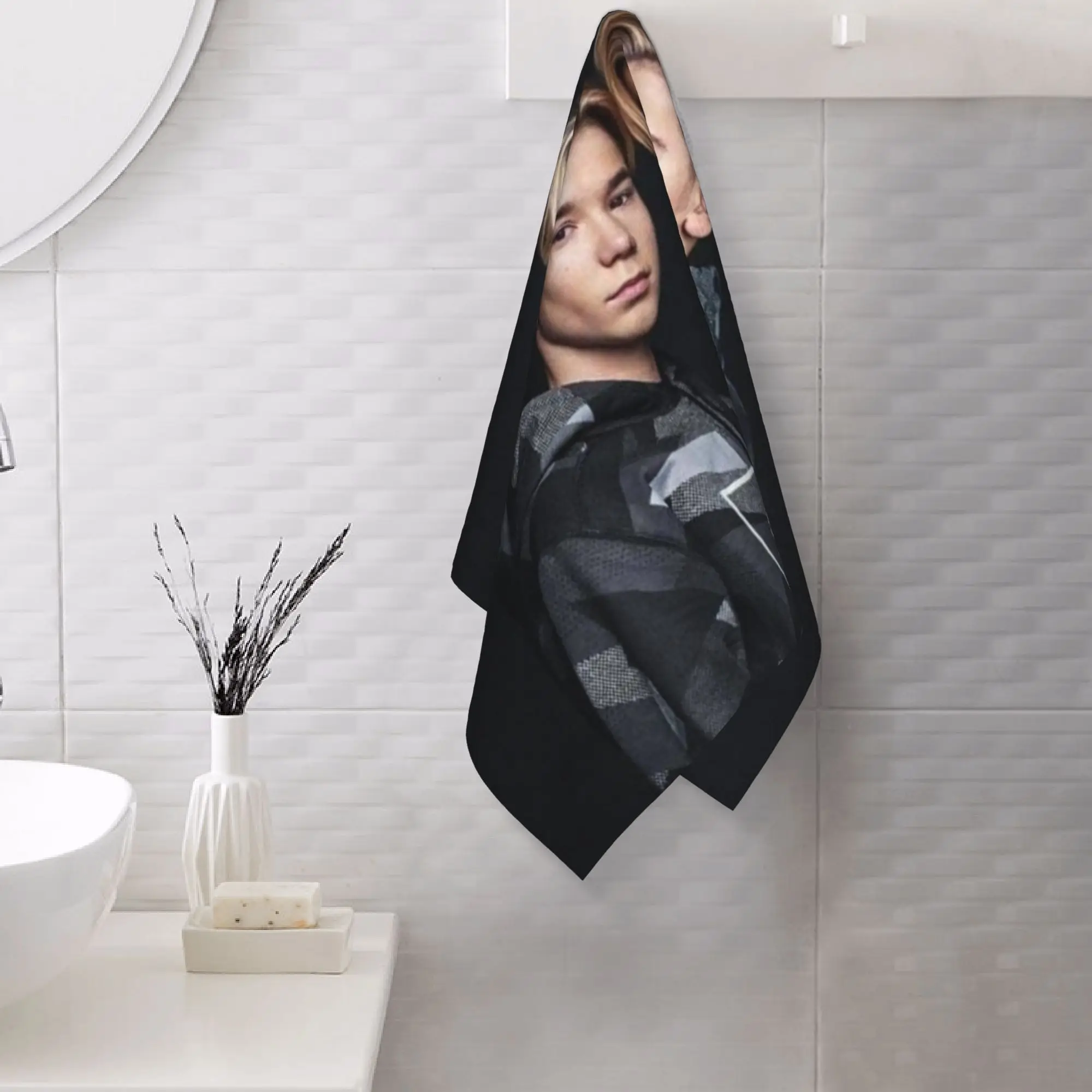 Custom Marcus And Martinus Sweden Norway Eurovision Soft Face Towel Quick Dry Pool Bath Cotton Towels Breathable