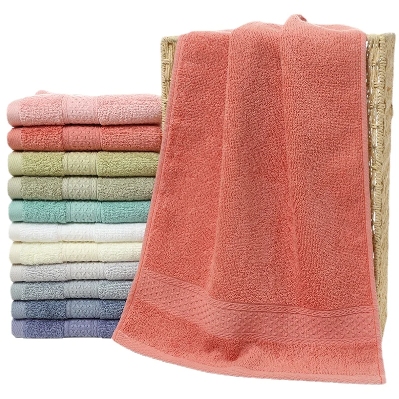 100% cotton square towel for baby and adult, bath towel for student, 70x140cm