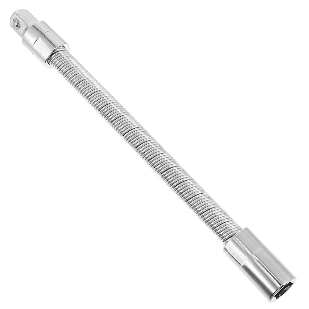 

Elastic Wrench Extender Socket Extension Bar Flexible Ratchet Tool Drive Head Spring Steel Durable Lightweight Car Repair 3/8