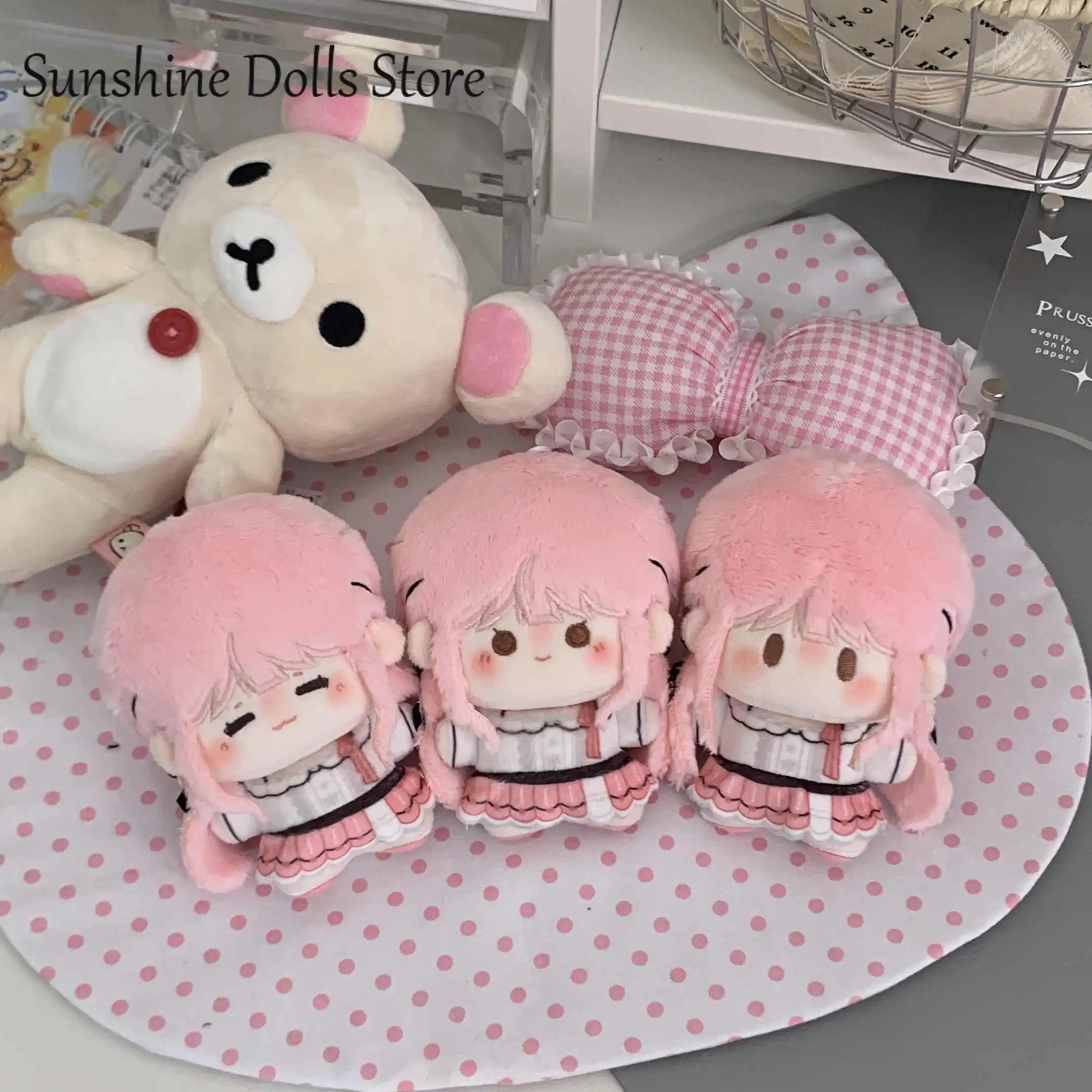 

Kawaii блестящий Nikki idol розовый принт тела плюшевые фигурки кукол мягкие куклы 10 см кулон брелок игрушки плюшевые украшения подарок