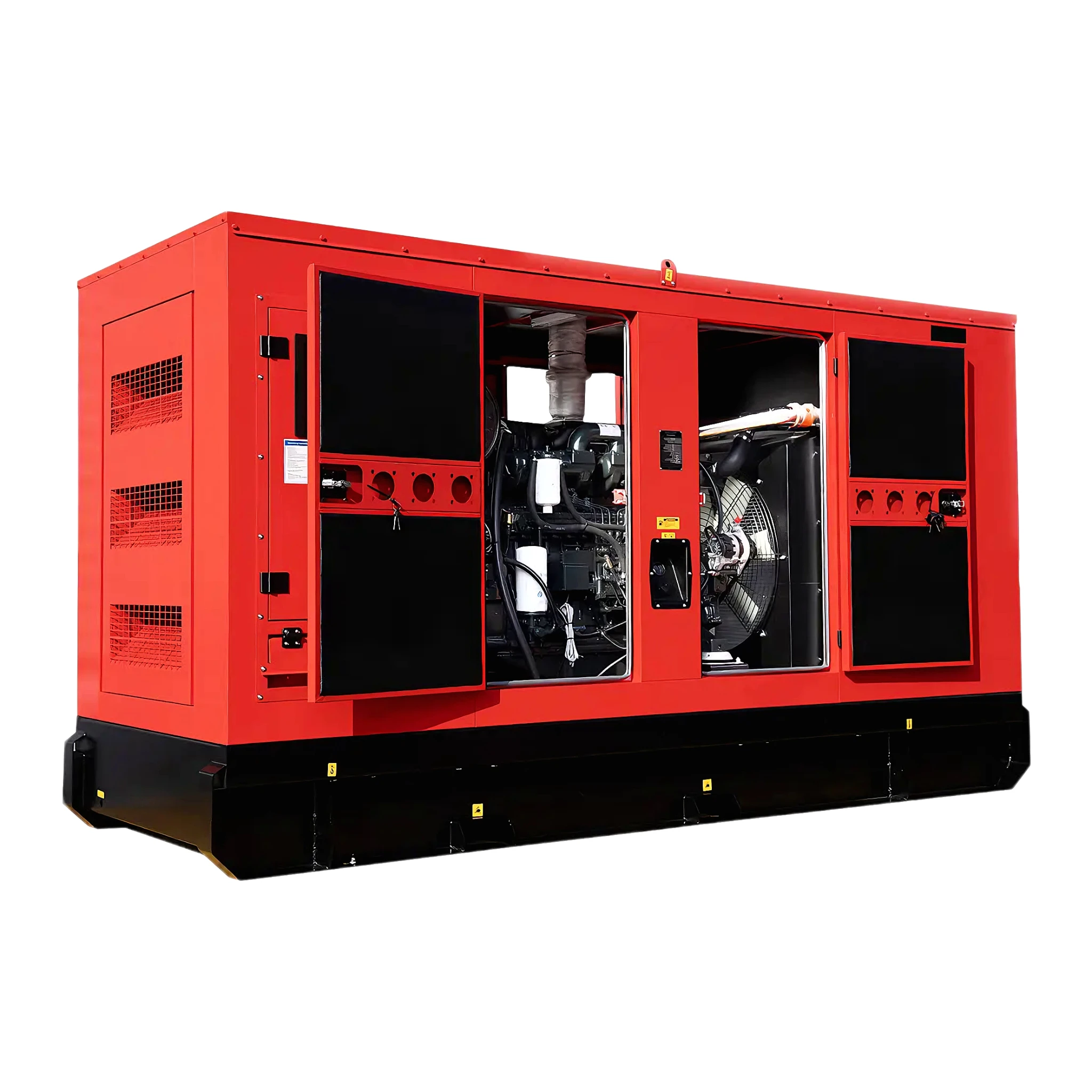 60kW 75kW 90kW Super Quiet Mobile Trailer Diesel Generator Heavy Duty Genset For Civil Engineering Infrastructure Works