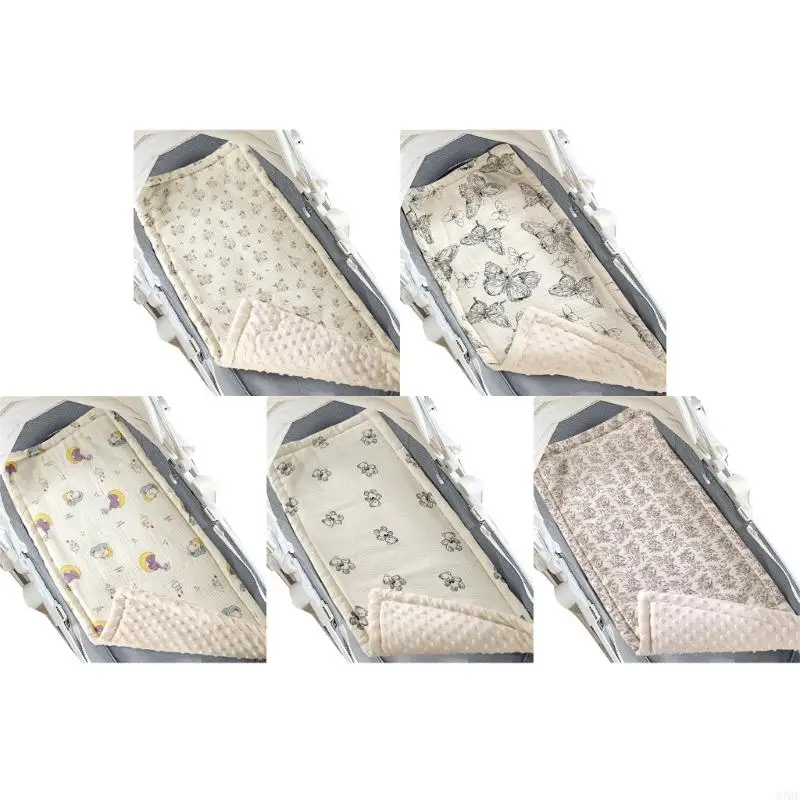 

Baby Strollers Mattress with Printed Pattern Cushion Baby Cusion Seats Pad Seats Liner Toddlers Pram Double Sided Pad