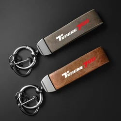 For Yamaha TENERE 700 Tenere700 XTZ 700 T700 Accessories High-Grade leather Motorcycle Keychain Holder Keyring