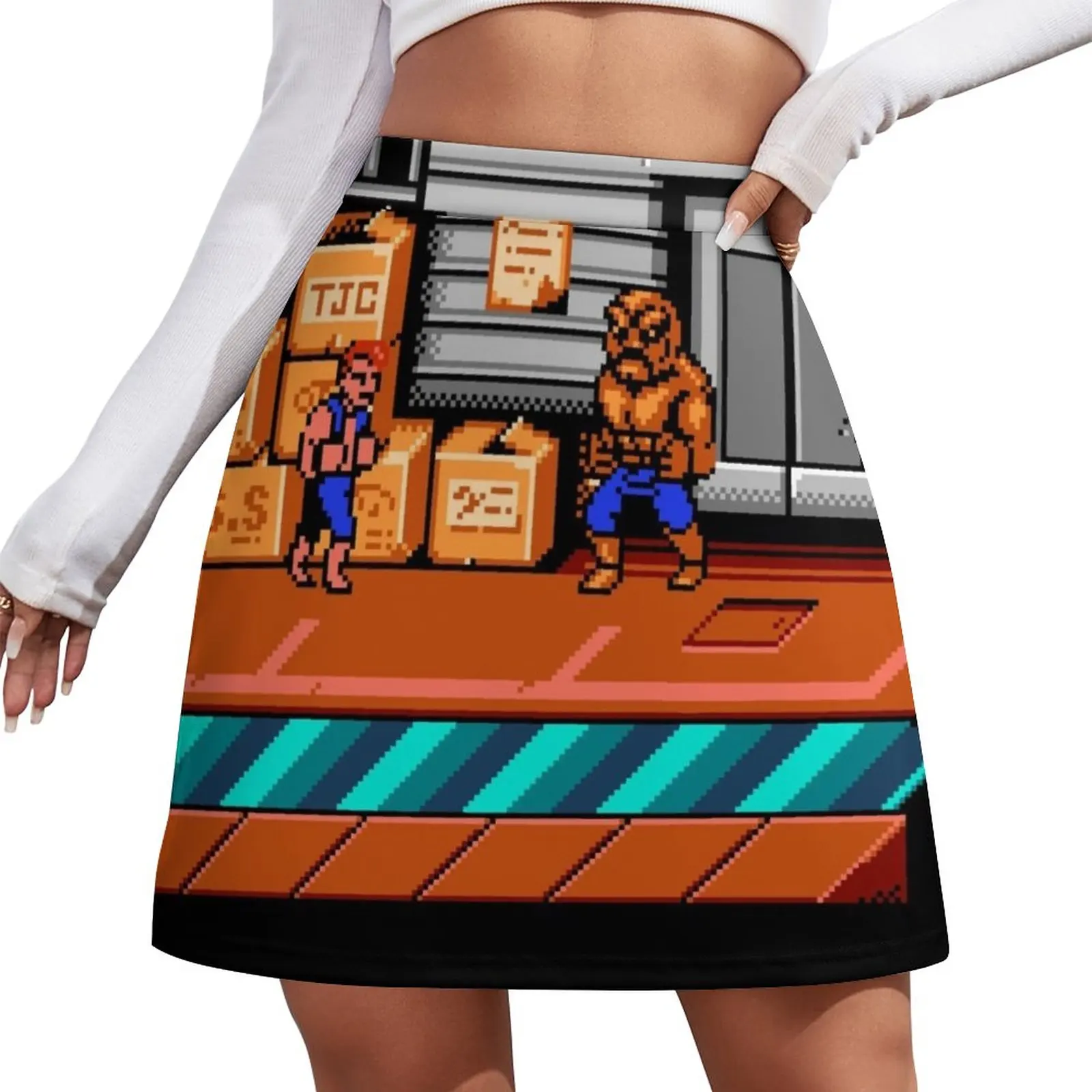 Classic Double Dragon 8 bit Mini Skirt women clothing 2023 new arrivals luxury designer clothing women