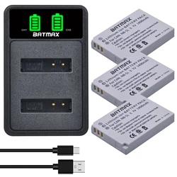 Batmax NB-5L Bateria NB 5L NB5L Battery + LED Dual Charger for Canon Powershot S100 SX200 SX210 IS SX230 HS SD790 SD850 SD890